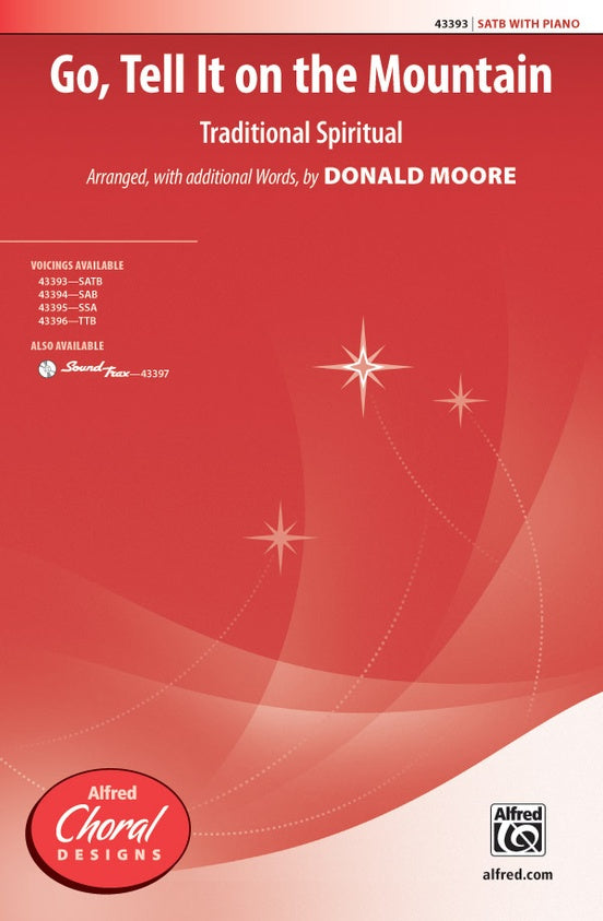 Go, Tell It on the Mountain - Arr. Donald Moore – SATB Choral Octavo (Digital Download)