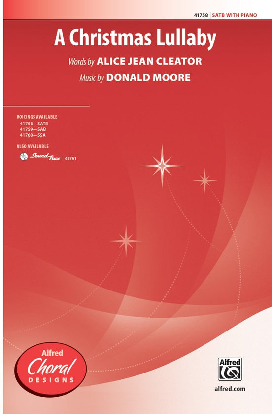 A Christmas Lullaby - SATB Choral Octavo (Digital Download)