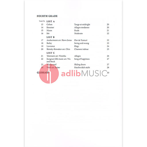 AMEB Violin Series 9 Grades 3-4 - Violin CD Recording & Handbook AMEB 1202728043