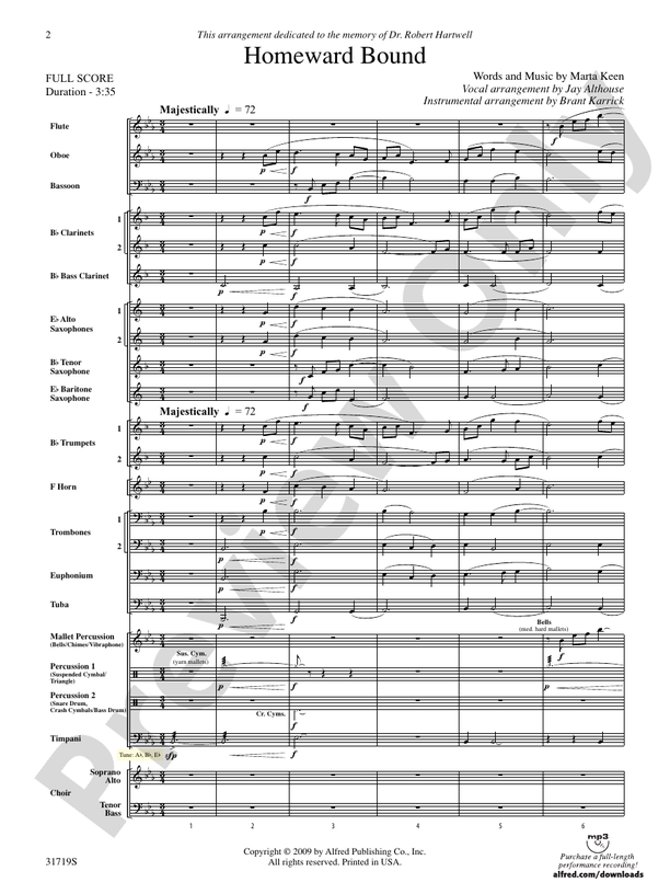 Honor Roll March - Concert Band Conductor Score & Parts (Digital Download)