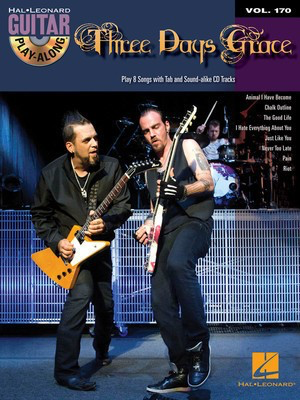 Three Days Grace - Guitar Play-Along Volume 170 - Guitar Hal Leonard Guitar TAB with Lyrics & Chords /CD