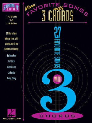 More Favorite Songs with 3 Chords - Various - Guitar Hal Leonard Melody Line, Lyrics & Chords