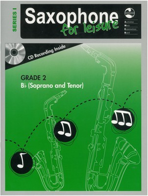AMEB Saxophone For Leisure Series 1 Grade 2 - Bb Soprano Saxophone or Tenor Saxophone/CD AMEB 1203081439