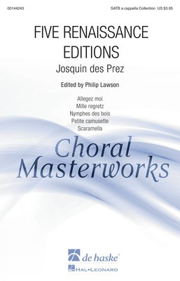 Five Renaissance Editions - Collection - Josquin des Prez - SATTBB De Haske Publications