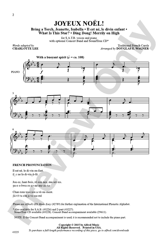 Joyeux Noël! – SATB Choral Octavo (Digital Download)