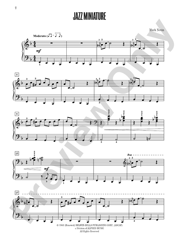 Belwin Contest Winners, Book 4 - Piano (Digital Download)