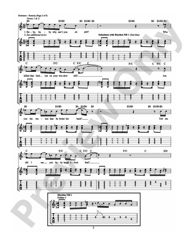 Remedy - Guitar TAB (Digital Download)