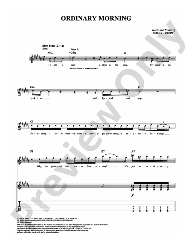 Ordinary Morning - Guitar TAB (Digital Download)