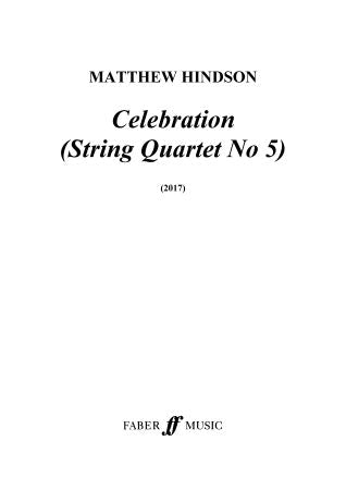 Celebration (String Quartet No 5) - Cello Part (Digital Download)