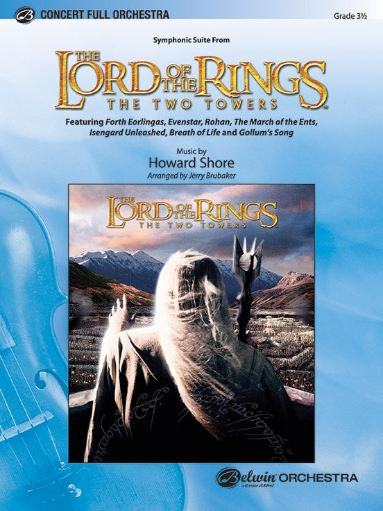 The Lord of the Rings: The Two Towers, Symphonic Suite from – Full Orchestra Conductor Score & Parts (Digital Download)