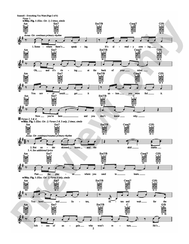 Everything You Want - Guitar TAB (Digital Download)