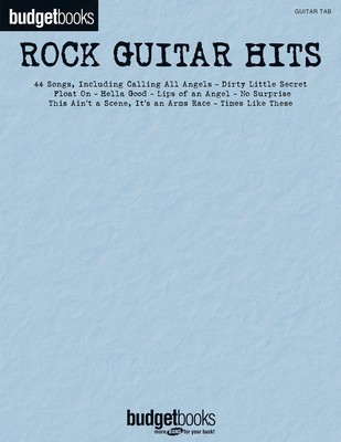 Rock Guitar Hits - Budget Book - Guitar Hal Leonard Guitar TAB with Lyrics & Chords