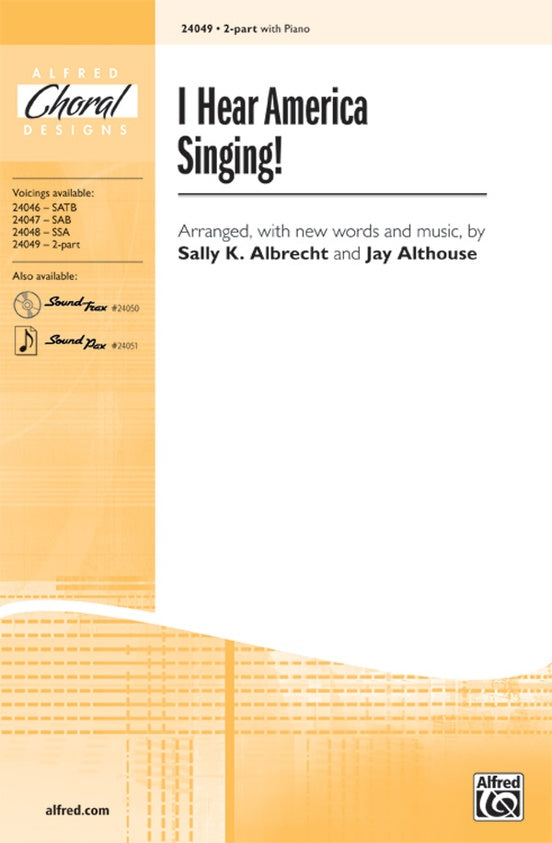 I Hear America Singing! – 2-Part Choral Octavo - Digital Sheet Music Download (Digital Download)