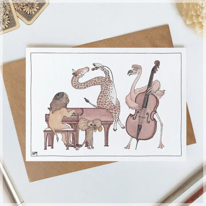 Greeting Card the Jazz Swingers