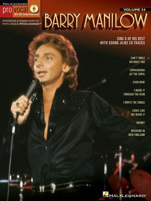 Barry Manilow - Pro Vocal Men's Edition Volume 54 - Vocal Hal Leonard /CD
