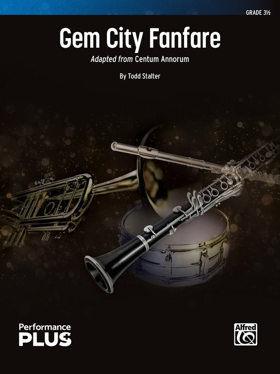 Gem City Fanfare - Concert Band Conductor Score & Parts (Digital Download)