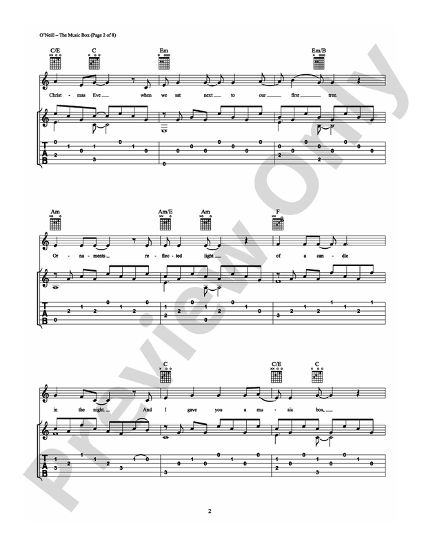 The Music Box - Guitar TAB (Digital Download)