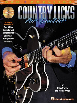 Country Licks for Guitar - Guitar Jerome Arnold|Steve Trovato Hal Leonard /CD