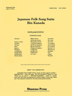 Japanese Folk Song Suite - Bin Kaneda - Hal Leonard Score/Parts