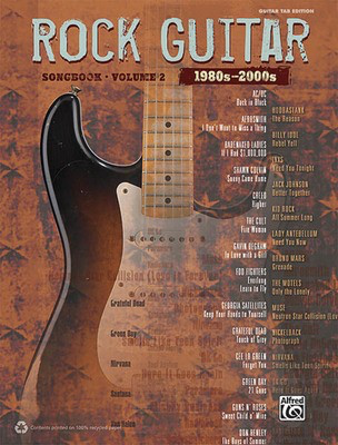 The Rock Guitar Songbook - Volume 2 (1980s-2000s) - Guitar Hal Leonard Guitar TAB