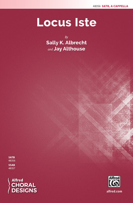 Locus Iste - Arr. Albrecht/Althouse – SATB a cappella Choral Octavo (Digital Download)