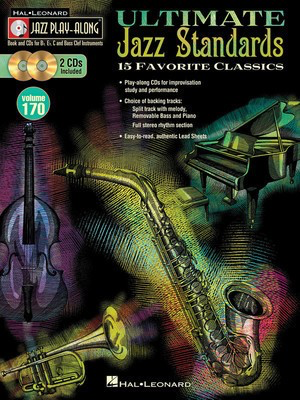 Ultimate Jazz Standards - Jazz Play-Along Volume 170 - Various - Bb Instrument|Bass Clef Instrument|C Instrument|Eb Instrument Hal Leonard Lead Sheet /CD