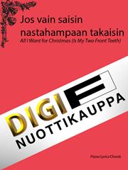Jos vain saisin nastahampaan takaisin (All I Want For Christmas (Is My Two Front Teeth)) - Piano Solo (Digital Download)