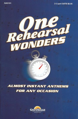 One Rehearsal Wonders - Volume 1 - SATB - Various - SATB Shawnee Press Choral Score Octavo
