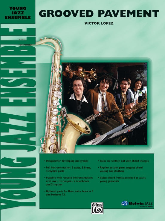 Grooved Pavement - Jazz Ensemble Conductor Score & Parts (Digital Download)