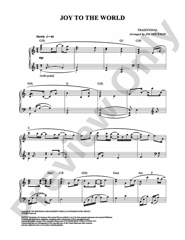 Joy to the World - DSM-PS-0004711 - Piano (Digital Download)