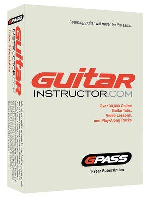GuitarInstructor.com - G-PASS 1 Year Subscription (Retail Box) - Package