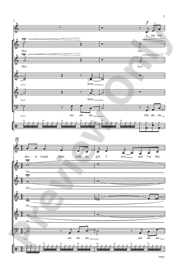 Forget You – SATB divisi, a cappella Choral Octavo (Digital Download)