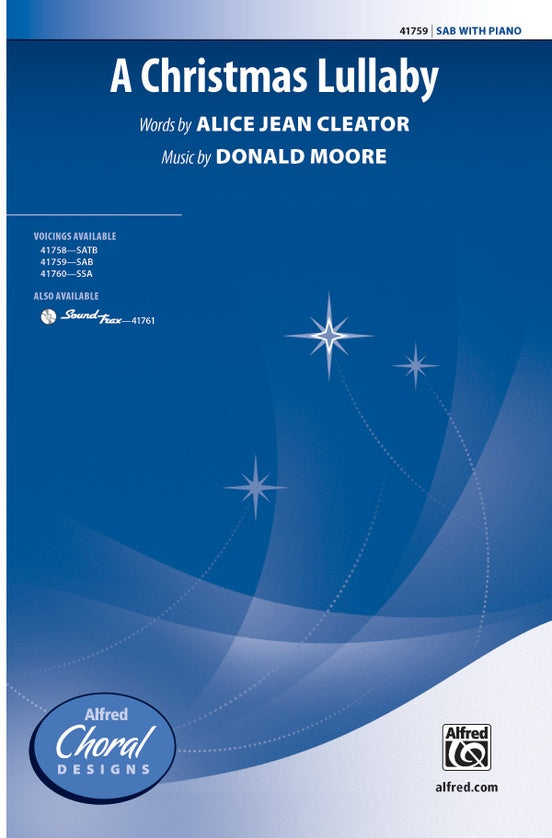 A Christmas Lullaby - SAB Choral Octavo (Digital Download)