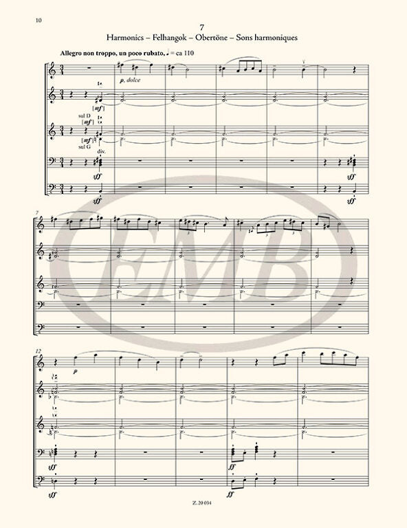 Bartok - The Microcosm of String Ensemble Music Volume 4 - String Orchestra edited by Soos/Borsos EMB Z20034