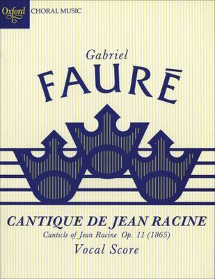 Cantique de Jean Racine SATB Vocal Score