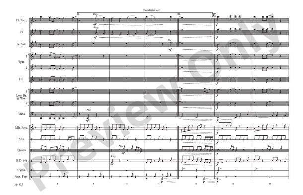 Wake Me Up When September Ends / Homecoming – Marching Band Conductor Score & Parts (Digital Download)