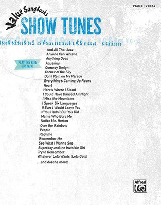 Show Tunes - Value Songbooks Series - Alfred Music Piano, Vocal & Guitar