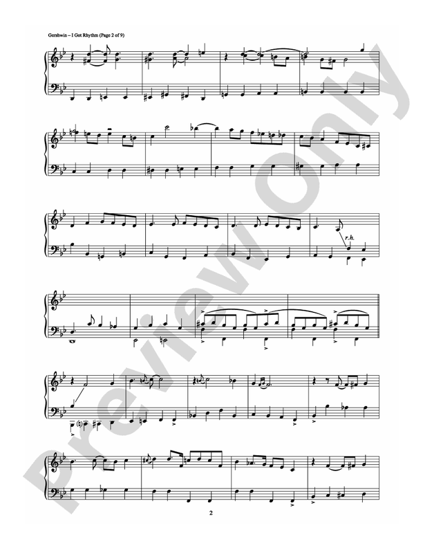 I Got Rhythm - DSM-PS-0002099 - Piano (Digital Download)