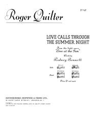 Love Calls Through The Summer Night - E Major Vocal/Piano (Digital Download)