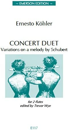 Kohler - Concert Duet Op67 - 2 Flutes/Piano Emerson E117