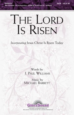 The Lord Is Risen - J. Paul Williams|Michael Barrett - SATB Shawnee Press Choral Score Octavo