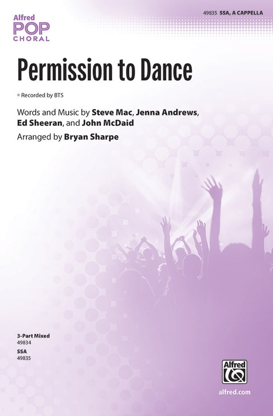 Permission to Dance - SSA, a cappella Choral Octavo (Digital Download)