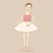 ***WAS $6.50***Greeting Card Little Ballerina