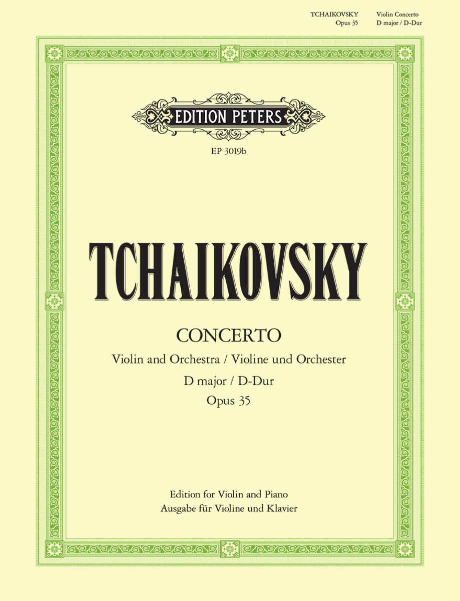 Tchaikovsky - Concerto in D Op35 - Violin/Piano Accompaniment Peters EP3019B