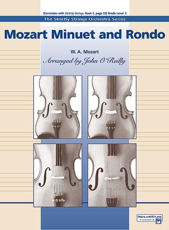 Mozart Minuet & Rondo – String Orchestra Conductor Score & Parts (Digital Download)