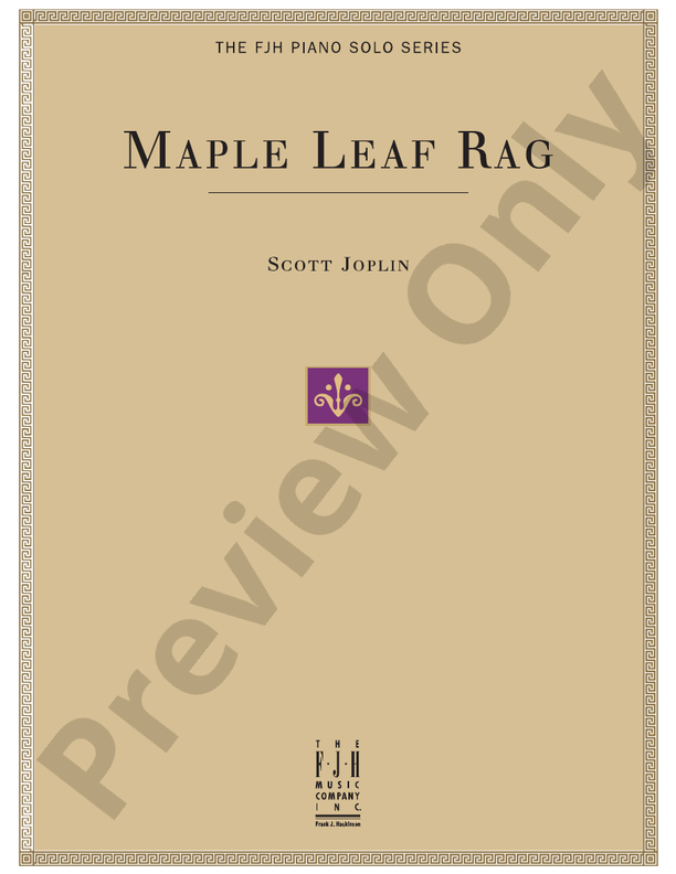 Maple Leaf Rag - Piano (Digital Download)
