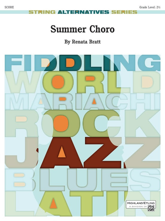 Summer Choro – String Orchestra Conductor Score & Parts (Digital Download)