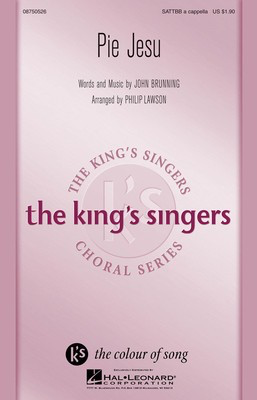 Pie Jesu - John Brunning - SATTBB Philip Lawson Hal Leonard Choral Score Octavo