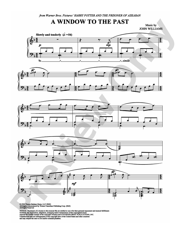 A Window To The Past - Piano (Digital Download)