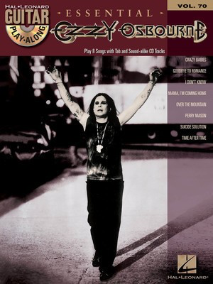 Ozzy Osbourne - Guitar Play-Along Volume 70 - Guitar Hal Leonard Guitar TAB with Lyrics & Chords /CD